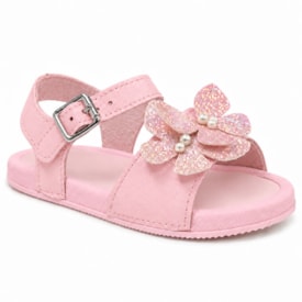 Sandália Infantil Feminina Pé com Pé Baby Borboleta 14815