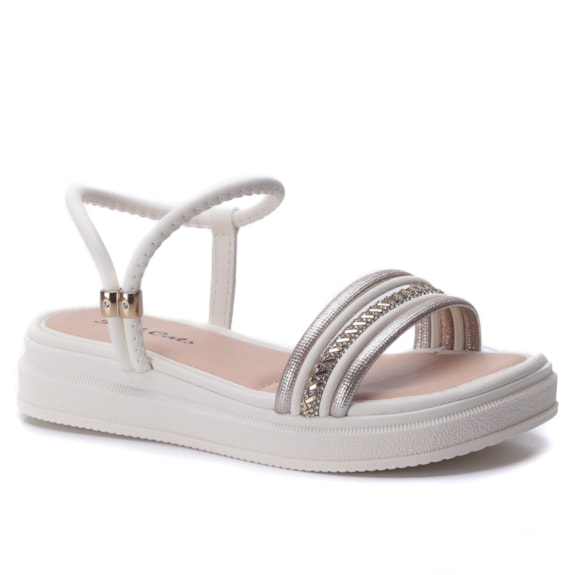Sandália Infantil Feminina Pink Cats Flatform V5871