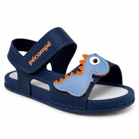 Sandália Infantil Masculina Pé com Pé Baby Dinossauro 14306
