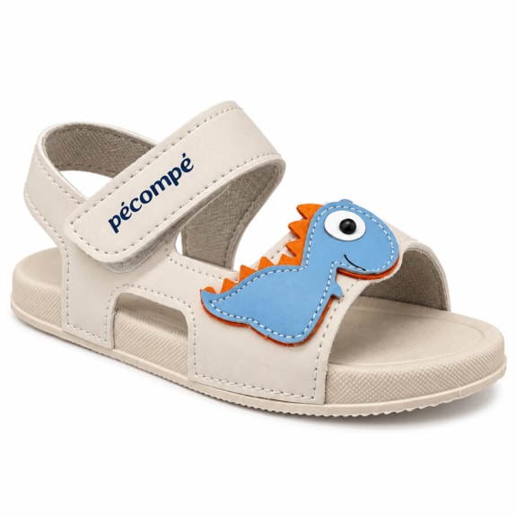 Sandália Infantil Masculina Pé com Pé Baby Dinossauro 14306