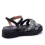 Sandália Papete Feminina Vizzano Flatform com Brilho 6499. 114