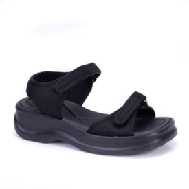 Sandalia Papete Velcro Feminina Azaleia Soft Therapy