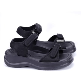 Sandalia Papete Velcro Feminina Azaleia Soft Therapy