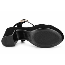 Sandália Plataforma Feminina Bebecê em Nobuck T 5118-156
