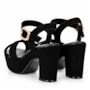 Sandália Plataforma Feminina Bebecê em Nobuck T 5118-156