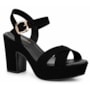 Sandália Plataforma Feminina Bebecê em Nobuck T 5118-156