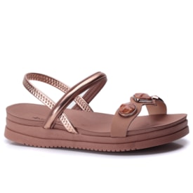Sandália Rasteira Feminina Mississipi Flatform Anatômica MF193