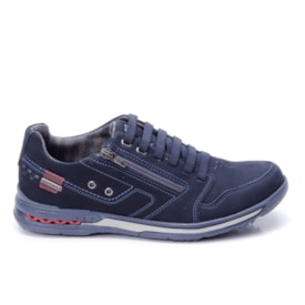 Sapatênis Masculino Nobuck Pegada 114858 Marinho