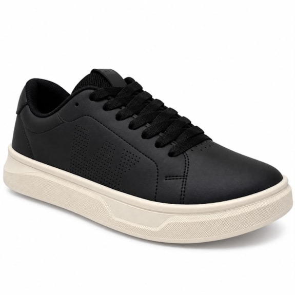 Sapatênis Masculino West Coast de Amarrar Silver 313069-1