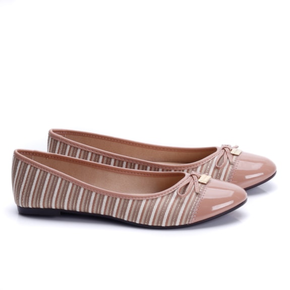 Sapatilha Feminina Moleca - MULTI NUDE/NUDE