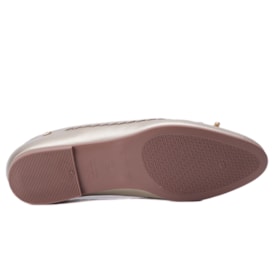 Sapatilha Feminina Santinelli Metalizada Laço 1628-002