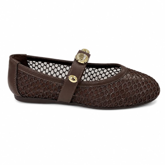 Sapatilha Feminina Via Marte Tela Brick 410-004