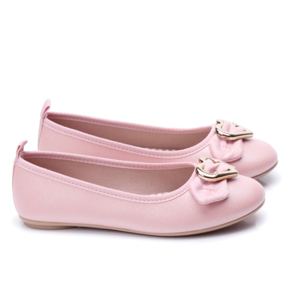 Sapatilha Infantil Feminina Molekinha ROSA Andaraki