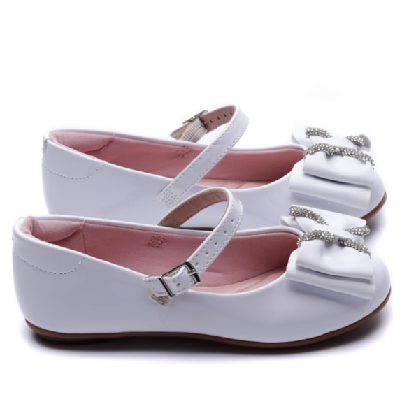 Sapatilha Infantil Menina Molekinha Verniz Andaraki