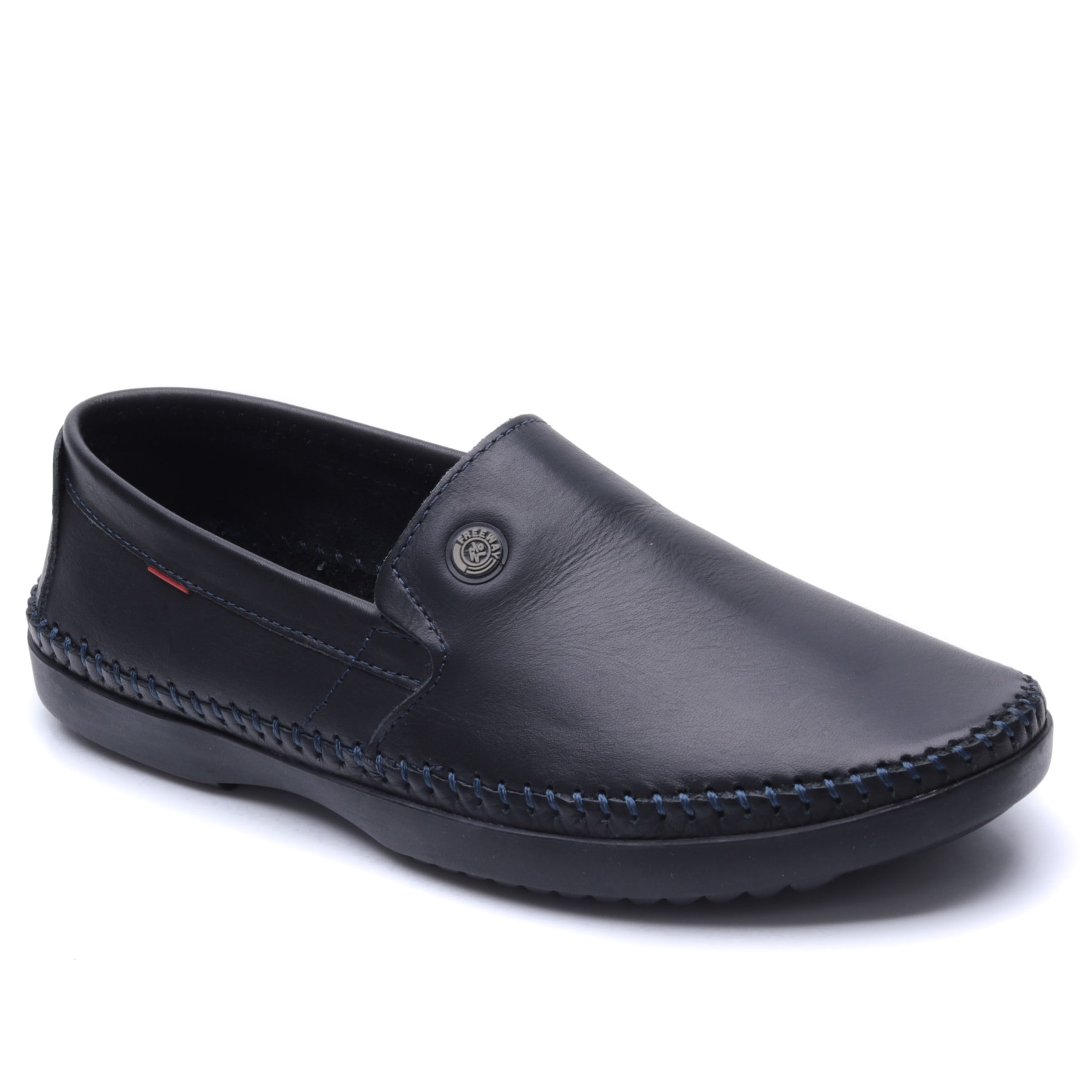 アンオニア Sapatilha Masculina em Couro Freeway Mocassim - Logan 1 - Andaraki