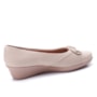 Sapato Anabela Strech Piccadilly Feminino - MARFIM