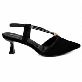 Sapato Chanel Feminino Bebecê T 3814-444 N