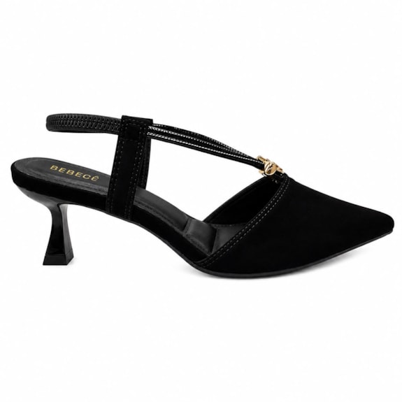Sapato Chanel Feminino Bebecê T 3814-444 N