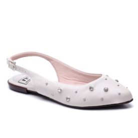 Sapato Chanel Sling Back Feminino Moleca 5444.331