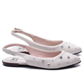 Sapato Chanel Sling Back Feminino Moleca 5444.331