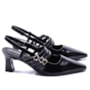 Sapato Chanel Sling Back Feminino Piccadilly 764008