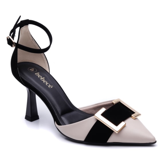 Sapato de Salto Feminino c/ Fivela Bebecê T 7041-699
