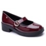 Sapato Feminino Boneca Verniz com Fivela MC 901