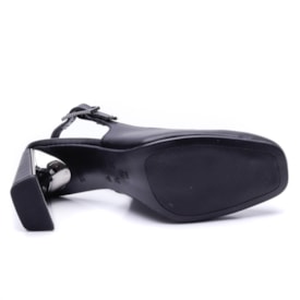 Sapato Feminino Chanel com Salto Bloco da Ramarim 25-18101