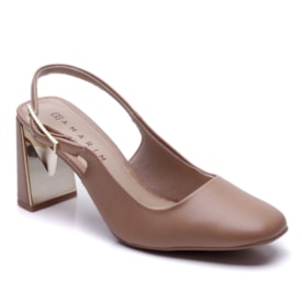 Sapato Feminino Chanel com Salto Bloco da Ramarim 25-18101