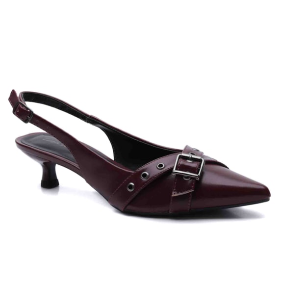 Sapato Feminino Luiza Beatriz Chanel Salto Taça 4107