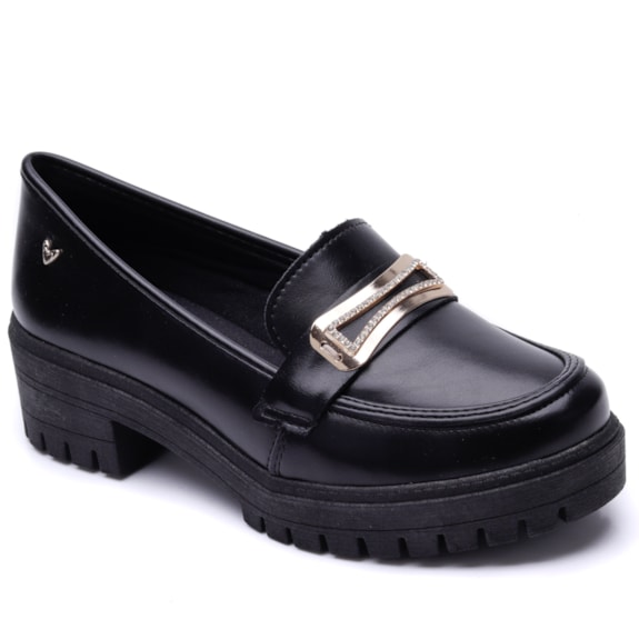 Sapato Feminino Mocassim com Fivela de Metal MF  171