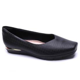 Sapato Feminino Piccadilly Anabela com Stretch 147191