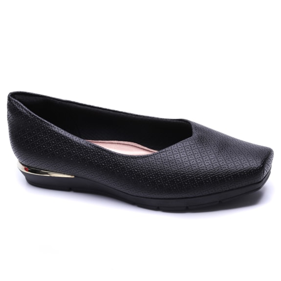 Sapato Feminino Piccadilly Anabela com Stretch 147191