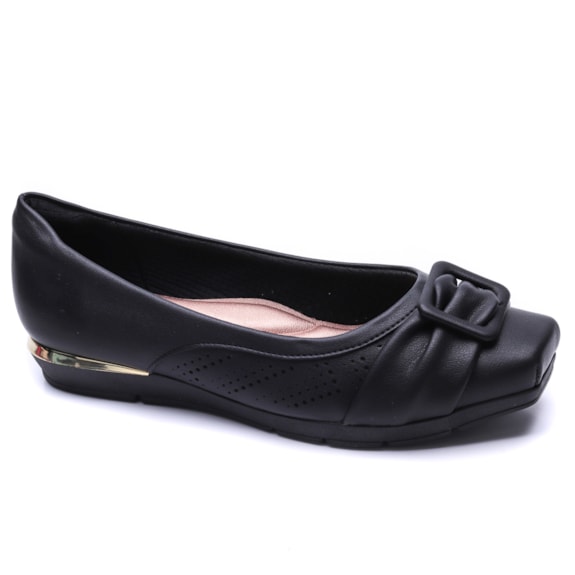 Sapato Feminino Piccadilly Anabela com Stretch 147326