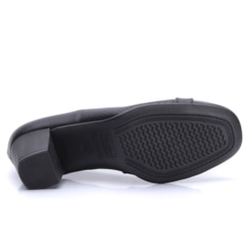 Sapato Feminino Salto Usaflex Couro Clássico UC1101