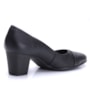 Sapato Feminino Salto Usaflex Couro Clássico UC1101