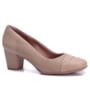 Sapato Feminino Salto Usaflex Couro Clássico UC1101