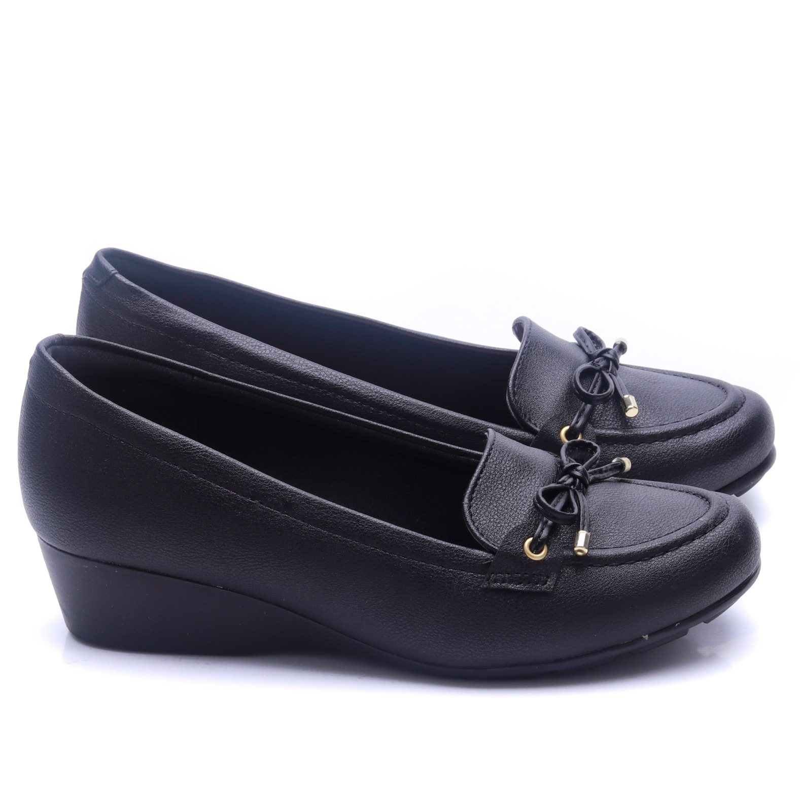 Mocassim feminino hot sale anabela