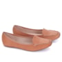 Sapato Moleca Mocassim Feminino Camurça - CAMEL