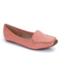 Sapato Moleca Mocassim Feminino Camurça - CORAL