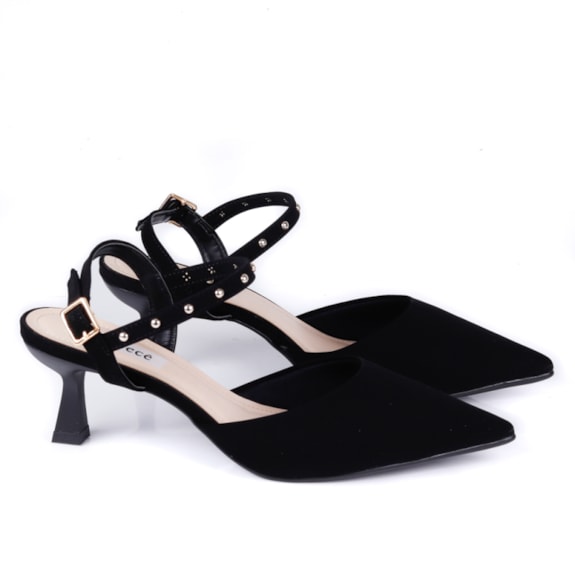 Sapato Scarpin Chanel Feminino Bebecê PRETO Andaraki