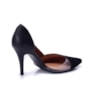 Sapato Scarpin Feminino Nobuck Vizzano - PRETO/PRETO