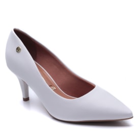 Sapato Scarpin Vizzano Feminino Salto Médio 1185. 702 Branco