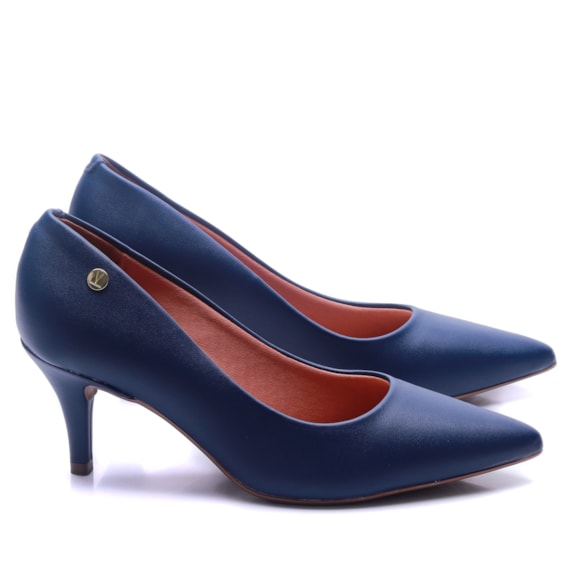 Sapato Scarpin Vizzano Feminino Salto Médio 1185. 702 Marinho