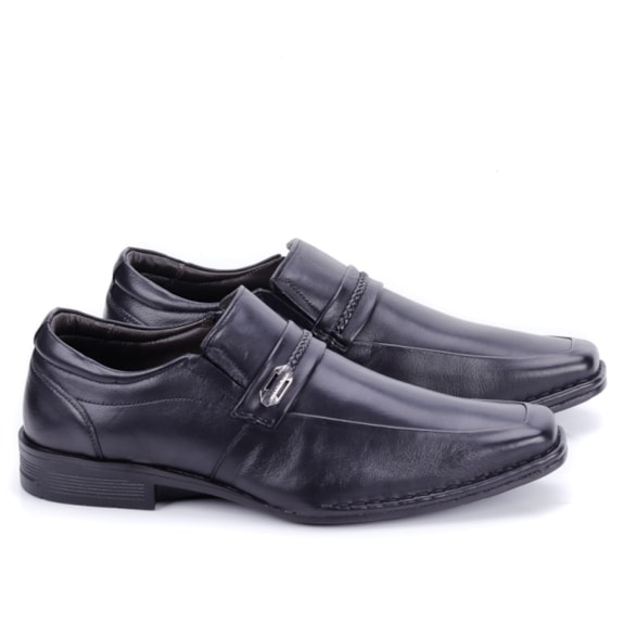 Sapato Social Ferracini Calce Ambience Masculino - PRETO