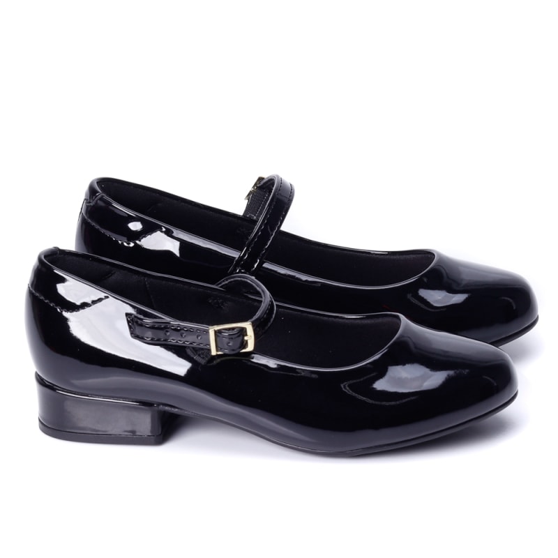 Sapato store preto infantil