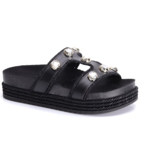 Tamanco Birken Feminino Beira Rio com Pedras 8546.208