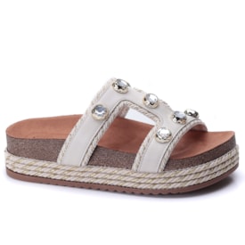 Tamanco Birken Feminino Beira Rio com Pedras 8546.208