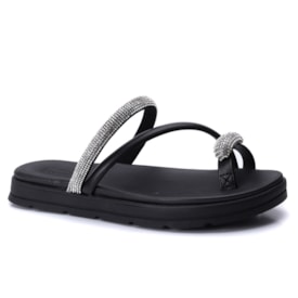 Tamanco Birken Feminino Moleca Brilho C/Dedo 5490.127