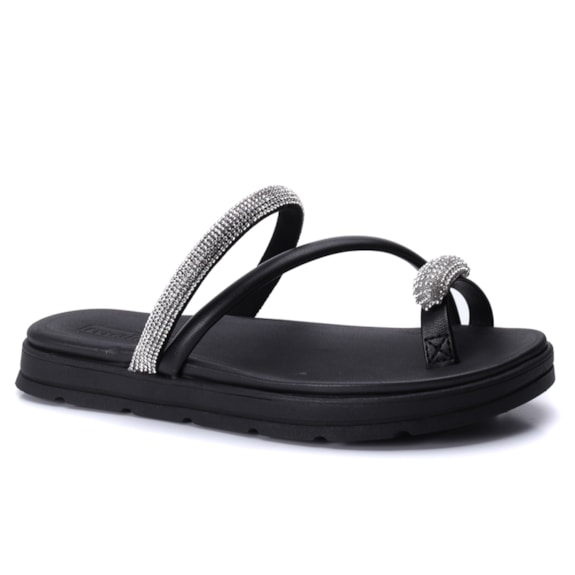 Tamanco Birken Feminino Moleca Brilho C/Dedo 5490.127